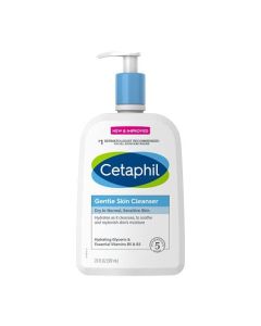 Cetaphil Face Wash, Hydrating Gentle Skin Cleanser for Dry to Normal Sensitive Skin, NEW 20oz, Fragrance Free, Soap Free and Non-Foaming"