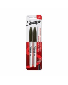 Sharpie Permanent Fine Black Marker, 2 Ct | CVS