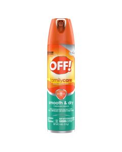 OFF! FamilyCare Insect Repellent I Smooth & Dry Mosquito Bug Spray 4 Oz (1 Ct)