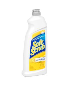 Soft Scrub® All Purpose Cleanser, Lemon Scent, 24 Oz Bottle, 9/Carton Dia 00865 - All