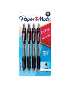 Paper Mate Ball Point Pens, Black Ink, 4 Ct | CVS