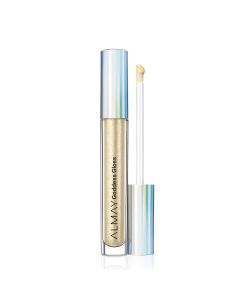 Almay Lip Gloss by Almay, Non-Sticky Lip Makeup, Holographic Glitter Finish, Hypoallergenic, Gilded"