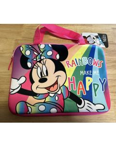 Minnie Mouse Girls Tech Case Laptop Tablet Bag 13"" Padded Tablet Case