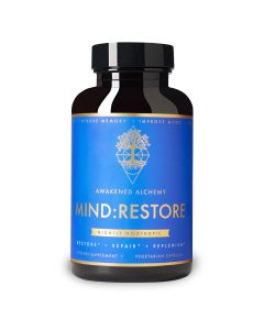 Awakened Alchemy Mind: Restore Nightly Nootropic, 24 Vegetarian Capsules *EN"