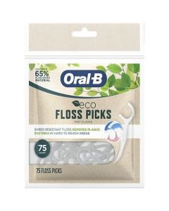 Oral-B Eco Dental Floss Picks Sustainable Mint 75 Picks