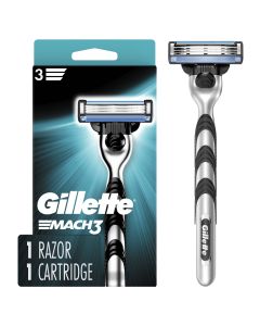 Gillette Mach3 Men's Razor Handle + 1 Blade Refill