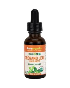 BareOrganics Organic Oregano Leaf Liquid Drops 1 fl oz Liq