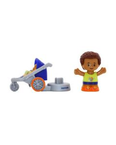 Fisher-Price Little People Boy and Stroller