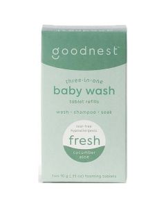 Fresh Cucumber Aloe 3 In 1 Baby Wash, Shampoo And Soak Tablet Refills"