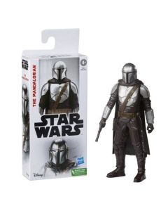 Star Wars The Mandalorian Toy 6-inch-Scale The Mandalorian Action Figure, Toys for Kids Ages 4 and Up"