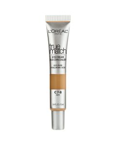 L'Oreal Paris True Match Pure Hyaluronic Acid Eye Concealer, C7-8 Dark, 0.4 fl oz"