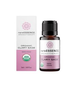 rareESSENCE Aromatherapy Organic Clary Sage 100% Pure Essential Oil (Salvia Sclarea) 5ml *EN