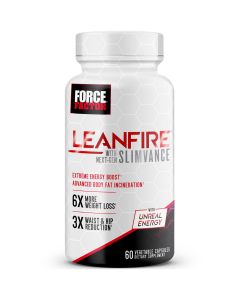 Force Factor LeanFire with Next-Gen SLIMVANCE, Fat Burner Supplement, 60 Count"