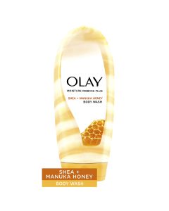 Olay Moisture Ribbons Plus Shea and Manuka Honey Body Wash, for All Skin Types, 18 fl oz"