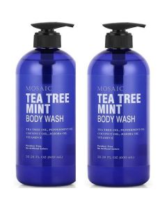 Mosaic Tea Tree Mint Body Wash 20.28 Fl Oz (600 Ml )