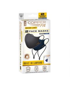 Copper Fit Never Lost Mask 2pk