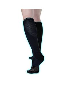 Copper Fit Unisex-Adult's 2.0 Easy-Off Knee High, Black, Size Large / X-Large"