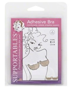 Supportables 3-Count Adhesive Bra Size A/B