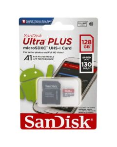 SanDisk Memory Card, MicroSDXC, UHS-1, 128 Gb SanDisk Memory Card, MicroSDXC, UHS-1, 128 Gb"