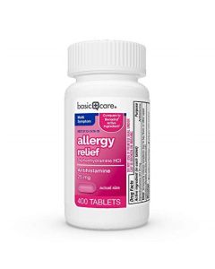 Allergy Relief Diphenhydramine HCI 25 mg Antihistamine - 400 Tablets