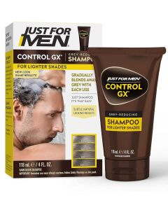 Just for Men Control GX Gray Reducing Shampoo, Light Shades, 4 fl. oz."