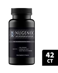 Nugenix Free Testosterone Booster, Men's Dietary Supplement, 42 Count, 14 Servings"