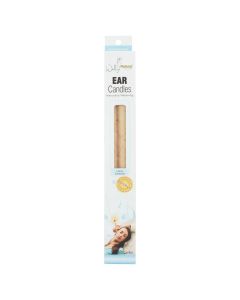 Wally's Natural Products Ear Candles Natural Unscented Luxury Collection, 2 Ct"