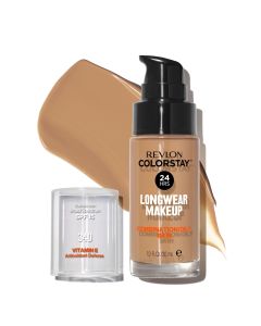 Revlon ColorStay Liquid Foundation Makeup, Matte Finish, Combination/Oily Skin, SPF 15, 340 Early Tan, 1 fl oz."