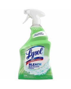 Lysol Multi-Purpose Cleaner Sanitizing and Disinfecting Spray with Bleach, All Purpose Cleaning Spray for Bathrooms and Kitchens, 32oz"