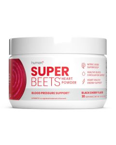 HumanN SuperBeets Black Cherry Beet Root Powder Nitric Oxide Boost - 30 Servings