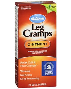 Hyland's Leg Cramps Ointment, Natural Homeopathic Relief of Calf, Leg and Foot Cramp, 2.5 Oz"