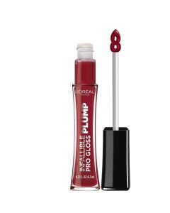 L'Oreal Paris Infallible Pro Gloss Plump Lip Gloss with Hyaluronic Acid, Ruby Sheen"