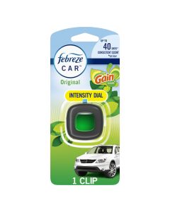 Febreze Car Odor-Fighting Car Freshener Vent Clip Gain Original Scent, .06 fl oz, 1ct"