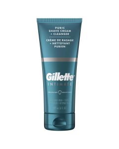 Gillette Male Intimate 2-in-1 Pubic Shave Cream and Cleanser, 6 oz"