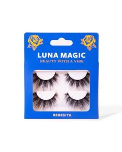 Luna Magic Faux Mink Lashes, False Lashes, Black, 2 Pairs, Bebesita"