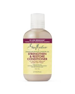 SheaMoisture 100% Pure Jamaican Black Castor Oil Strengthen and Restore Deep Conditioner, 3.2 fl oz"