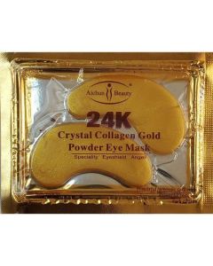 AICHUN BEAUTY 10/20/30/40/100 Pairs Crystal 24K Gold Powder Gel Collagen Eye Mask Sheet Patch, Anti Ageing, Remove Bags, Dark Circles & Puffiness, Skincare, Anti Wrinkle, Moisturising"