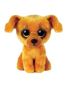 TY Beanie Boos - ZUZU the Brown Dog (Glitter Eyes)(Regular Size - 6 Inch)