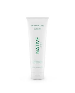 Native Natural Hand and Body Lotion, Eucalyptus & Mint, Paraben Free, Silicone Free 12 oz"