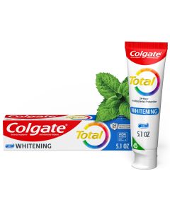 Colgate Total Whitening Toothpaste Gel, Mint, 1 Pack, 5.1 Oz Tube"