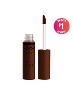 NYX Professional Makeup Butter Gloss, Non-Sticky Lip Gloss, Lava Cake, 0.27 Oz"