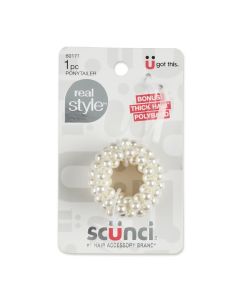 Scunci Pearl Covered Ponytailer 1pk