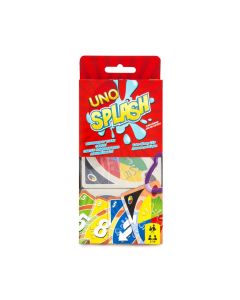 UNO Splash Card Game for Outdoor Camping Travel and Family Night with Water-Resistent Cards