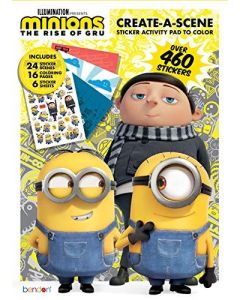 Despicable Me Art Stickers Multicolor - Minions: the Rise of Gru Activity Book & Sticker Scene