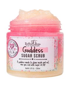 Bella and Bear Goddess Sugar Scrub, Cruelty-Free, Vegan, Exfoliating Body Scrub 6.7oz"