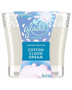 Glade 3.4 Oz. Cotton Cloud Dream Candle 3677 Pack of 6 - All