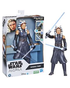 Star Wars: Galactic Action Ahsoka Tano Toy Action Figure for Boys and Girls Ages 4 5 6 7 8 and Up (12”)