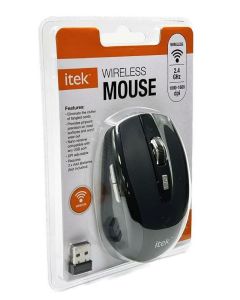 Itek Wireless Mouse 2.4 ghZ 1000-1600 DPI