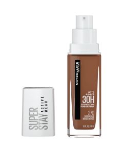 Maybelline Super Stay Liquid Foundation Makeup, Full Coverage, 370 Deep Bronze, 1 fl oz"