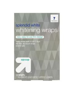 Up & Up Splendid White Teeth Whitening Wraps 7 Day Treatment